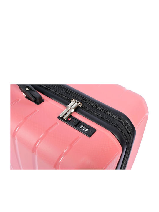Lavor Großer Hart-Reise Koffer Rosa mit 4 Rädern Höhe 75cm