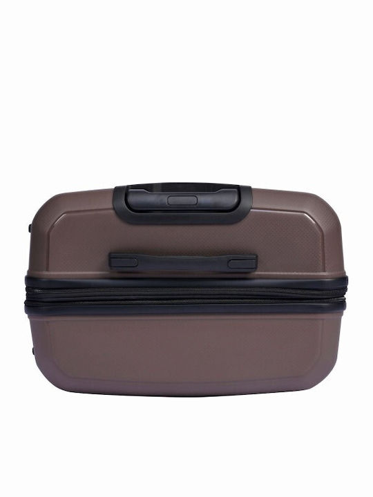 Lavor Reisekoffer Hart Braun mit 4 Räder Höhe 55cm