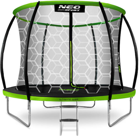 NEO Sport Trambulină Pentru Copii Diametru 110 cm cu Plasă de Protecție și Scară