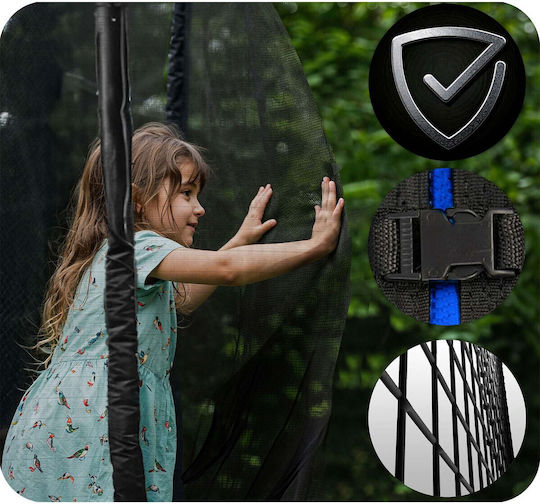 NEO Sport Kinder Trampolin Mit Durchmesser 130cm Und Netz Und Leiter