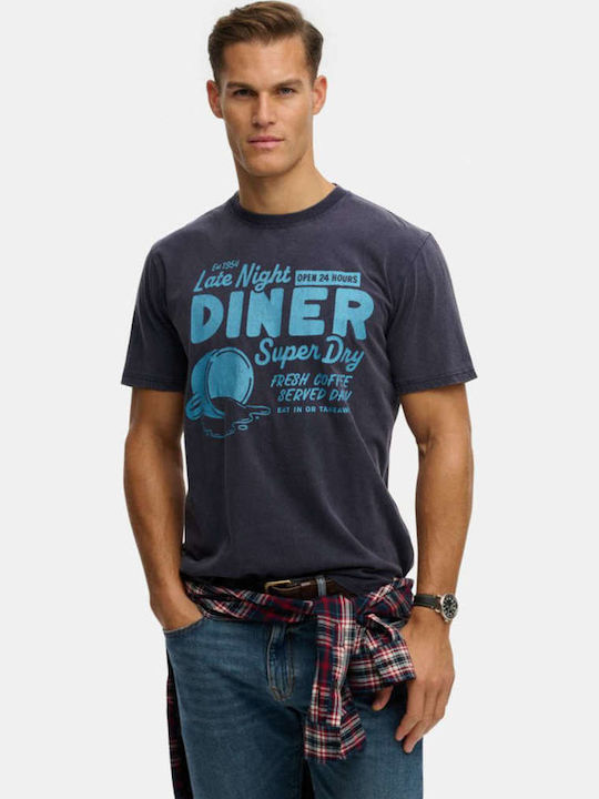 Superdry Tricou Albastru