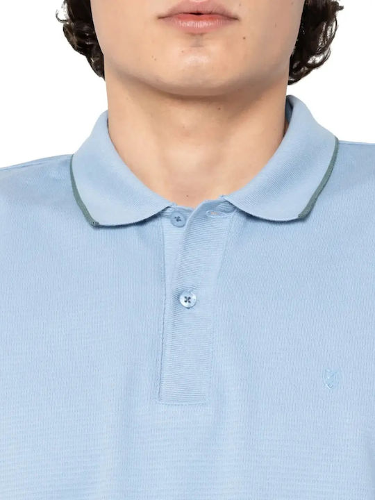 Polo Bluză Cu Mânecă Scurtă Bleu