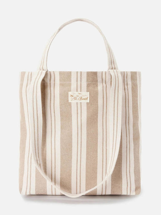 MC2 Stoff Strandtasche Braun