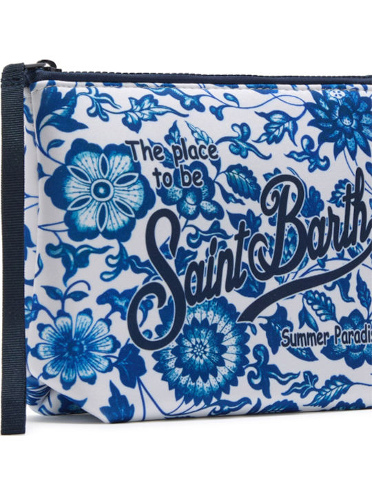 Mc2 Saint Barth Aline Maj Toile Flw 01 Козметичен Несесер Дамски Бял Син Alin001-00777l Mc2 Saint Barth Aline Maj Toile Flw 01 Козметичен Несесер Дамски Бял Син Alin001-00777l