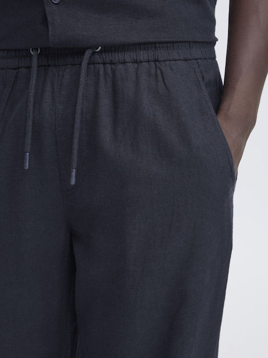 Chino Trousers In Loose Fit Blue