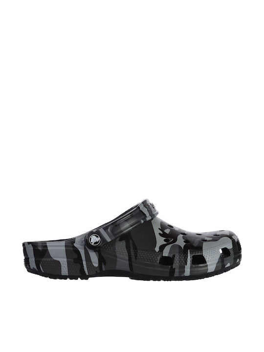 Crocs Classic Camouflage Σαμπό Γκρι Crocs Classic Camouflage Σαμπό Γκρι