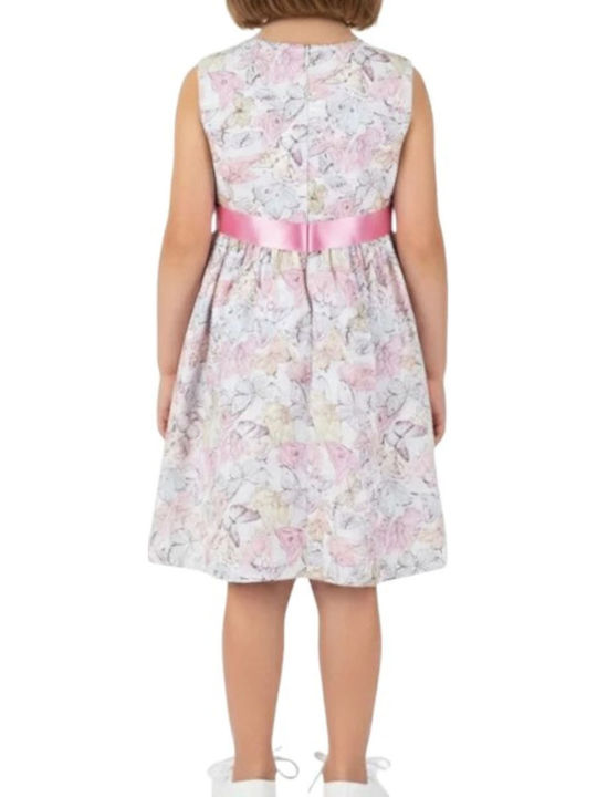 Mädchenkleid Ärmellos Mehrfarbig
