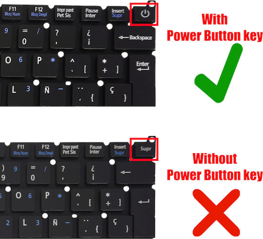 German Laptop Keyboard Acer Aspire Es1-132 Travelmate Spin B1 Tmb118 6b.vhpn7.004 6b.gg2n7.028 6b.gg3n7.028 Nki11130c6 Power Key De No Frame Black Code 41343detype2