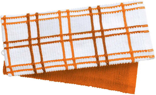 Dilios Kitchen Towel In Orange Colour 40x60cm 2 Pieces Dilios Kitchen Towel In Orange Colour 40x60cm 2 Pieces