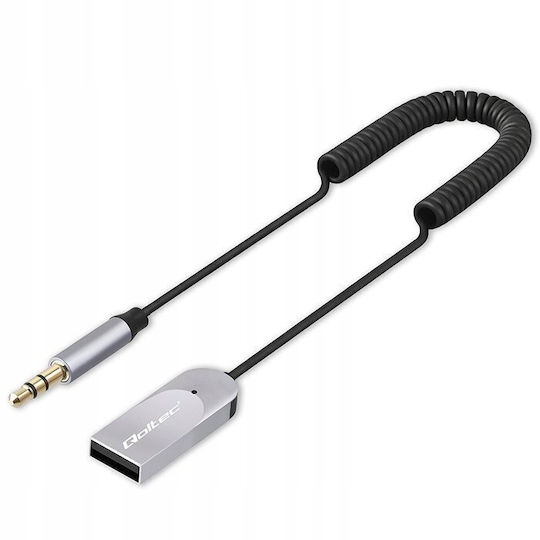 Qoltec Wireless Audio Receiver Adapter Hifi Home & Car Bluetooth 6.0 2 X Rca 1 X Aux 3.5mm Usb Microphone