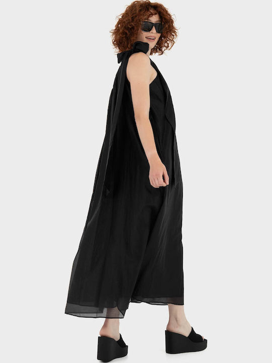 Καλοκαιρινό Maxi Βραδινό Φόρεμα Black