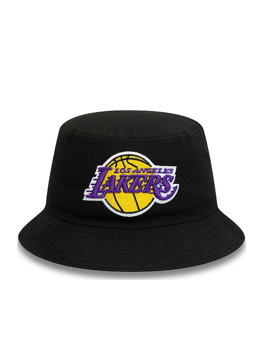 New Era Los Angeles Lakers Υφασμάτινo Ανδρικό Καπέλο Στυλ Bucket Μαύρο