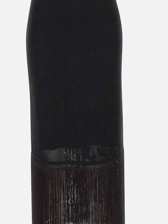 Summer Midi Evening Dress Black