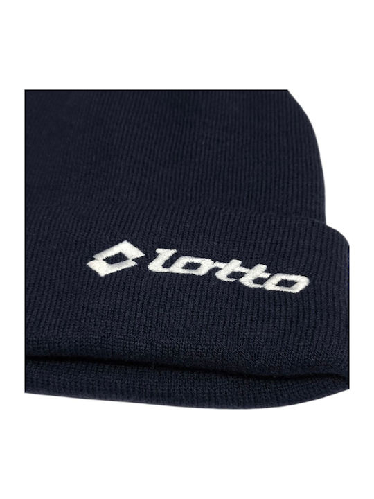 Beanie Unisex Knitted Skoufos in Navy Blue Colour
