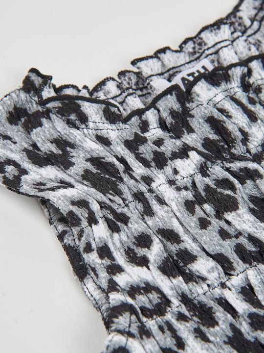 Kinderoberteile Crop Top Ärmellos Schwarz