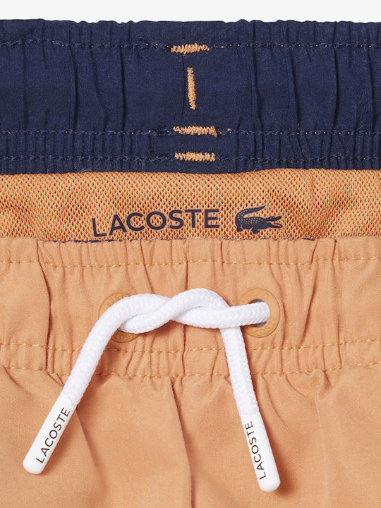 Lacoste Παιδικό Μαγιό Βερμούδα / Σορτς Lightorange