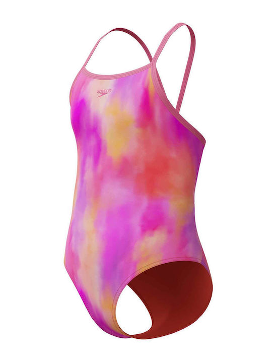 Speedo Детски Цял Бански Pink