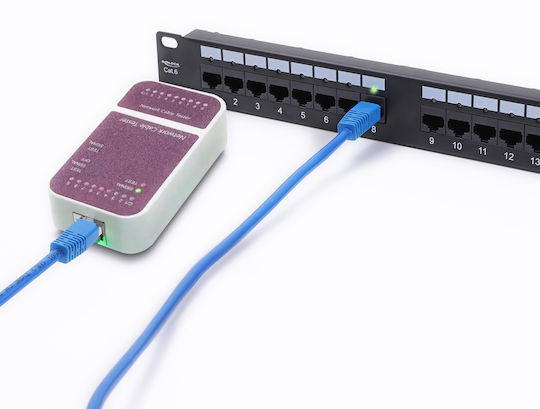 DeLock Patch Panel Unshielded για Rack 1U 19" 24 Θυρών Μαύρο