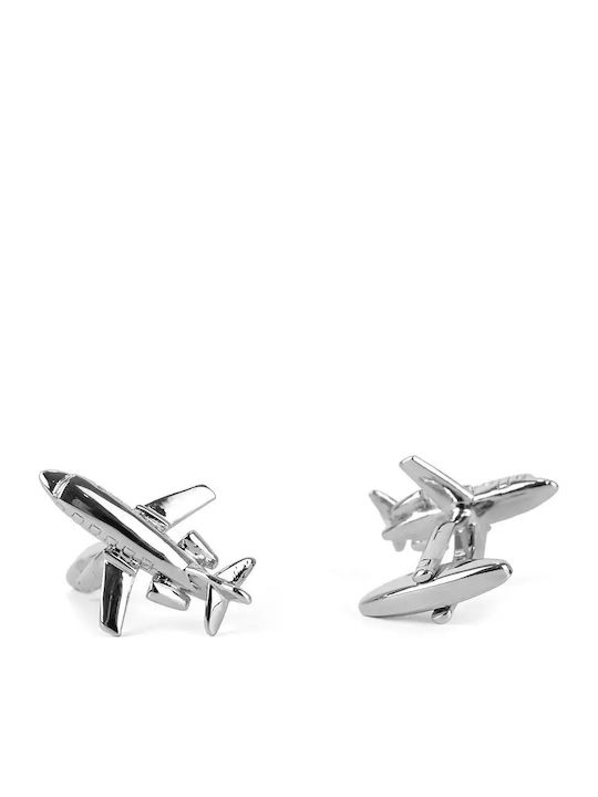 Ascot Cufflinks In Silver Colour