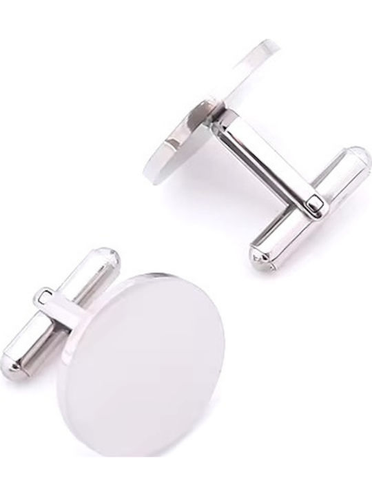Legend Accessories Маншетници от Inox в Сребрист Цвят