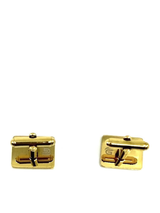 Legend Accessories Cufflinks Made Of Steel In Gold Colour