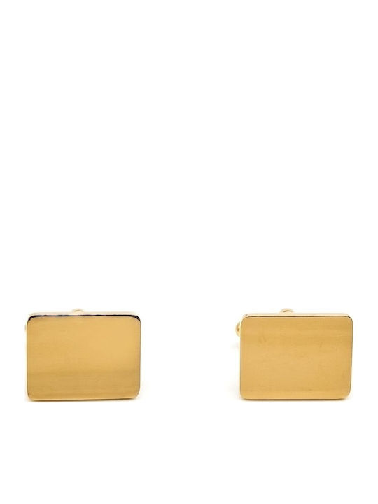 Legend Accessories Cufflinks Made Of Steel In Gold Colour