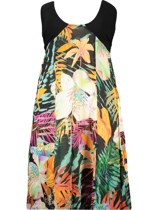 Dress Καλοκαιρινό Midi Φόρεμα Μαύρο