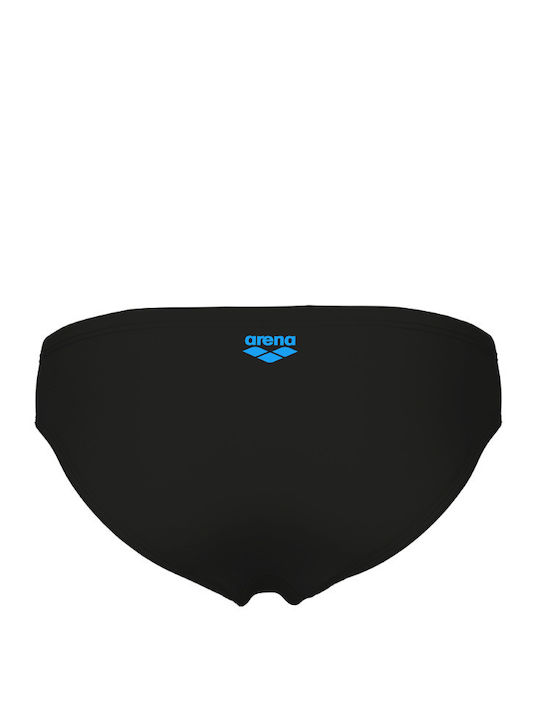 Men's Swimwear Slip Black with Patterns