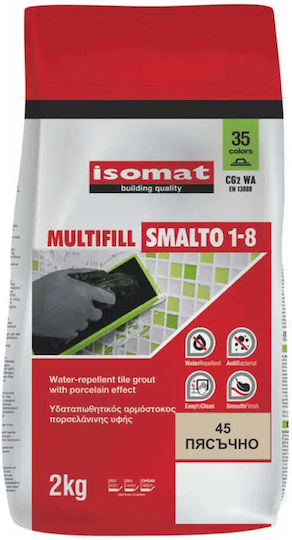 Isomat Multifill Sand Colored Grout Mix Indoor Outdoor Use 45