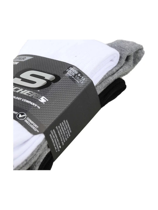 Skechers Terry Спортни Чорапи Бели 3 Чифта