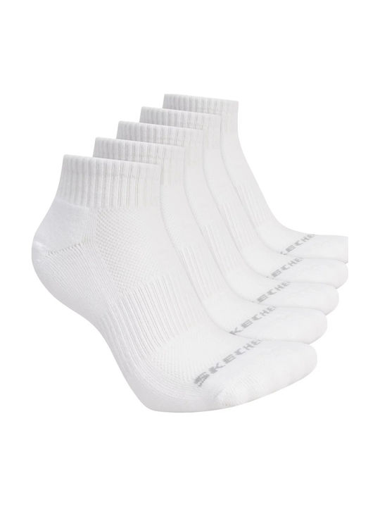 Skechers Terry Спортни Чорапи Бели 5 Чифта