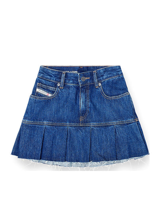 Denim Mini Rock Blau
