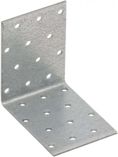 Domax Eckregal aus Metall in Silber Farbe