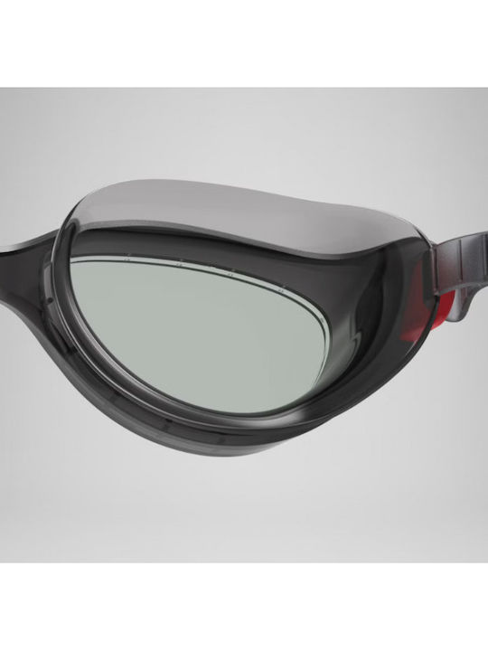 Speedo Γυαλιά Κολύμβησης Ενηλίκων με Αντιθαμβωτικούς Φακούς Μαύρα