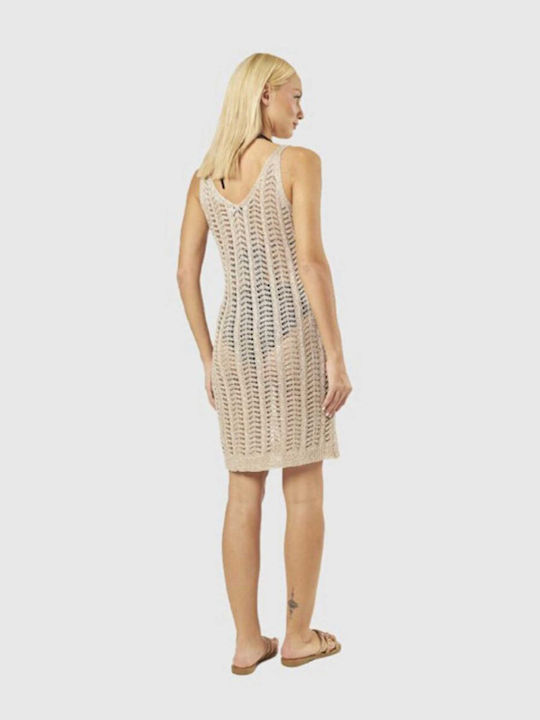 Verde Women's Mini Beach Dress Gold