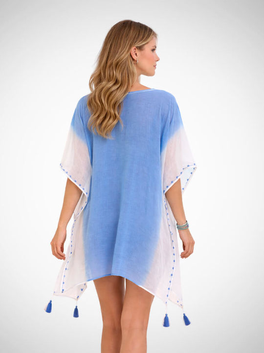 Suga Women's Beachwear Caftan Blue