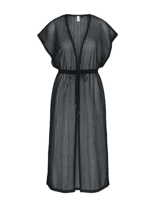Triumph Women's Beach Kimono Black