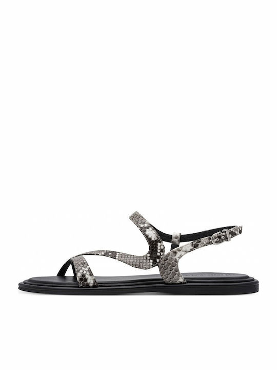 Flache Sandalen Für Damen Grau