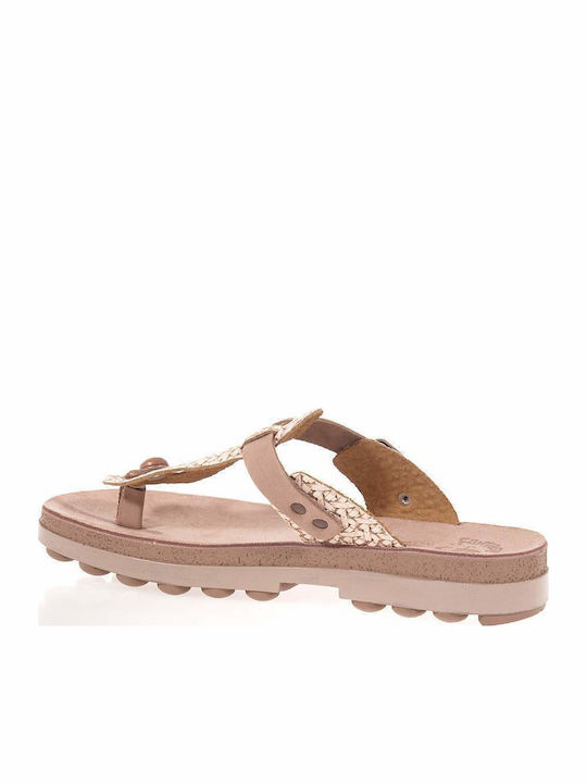 Fantasy Sandals Fantasy Mirabella Leather Sandals Beige