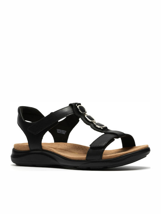 Leather Women's Sandals Black
