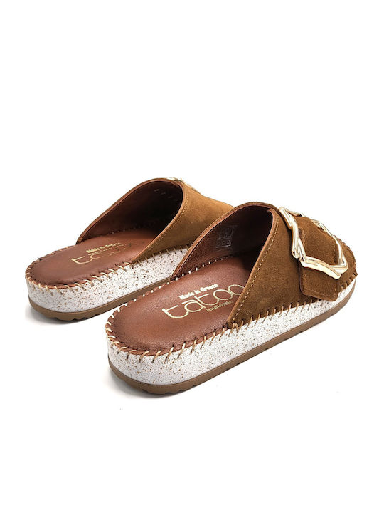 Leather Women's Anatomic Sandals Tabac Brown