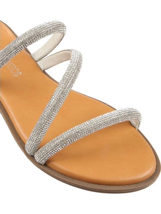 Women's Flat Sandals Silver
