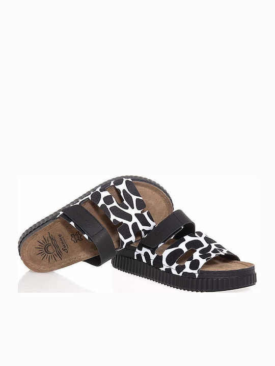 Γυναικεία Σανδάλια Flatforms Λευκά