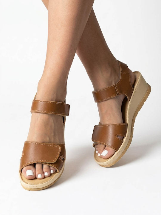 Sandale Casual Damă Anatomici Din Piele Maro