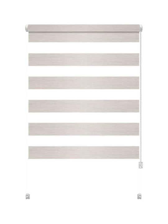 Roller Blinds Partial Blackout Double Ecru Width 61.5cm Height 140cm