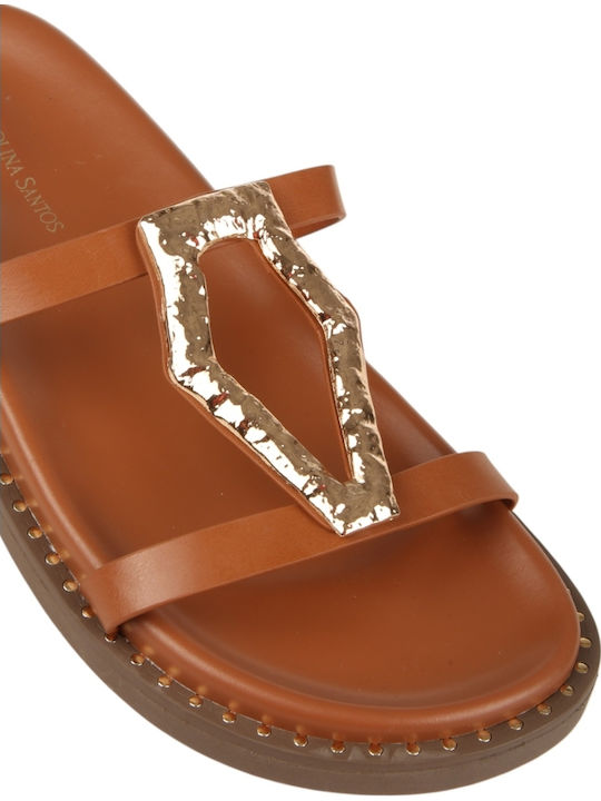 Women's Flat Sandals Brown