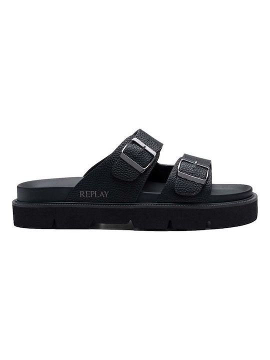Hallan Men's Sandals in Black Colour