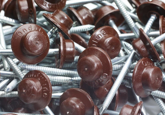 Ondulin Nägel Rot 10 Stück Bm