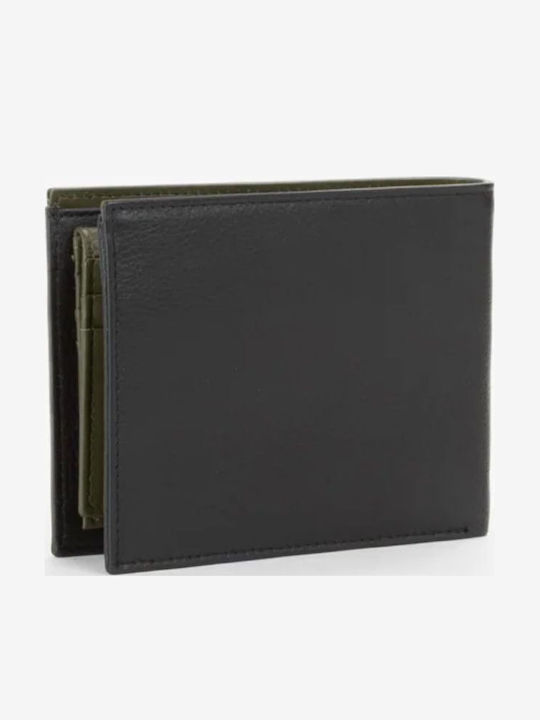 Μικρό Δερμάτινο Γυναικείο Πορτοφόλι με RFID Μαύρο