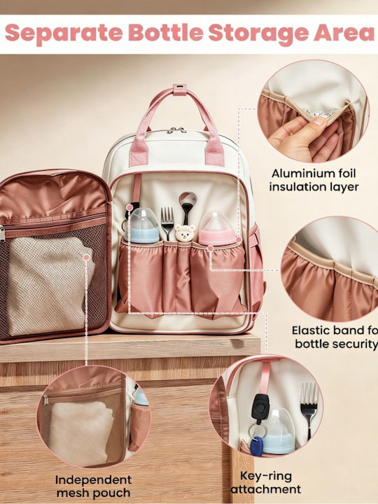 Miss Lulu Backpack Ροζ